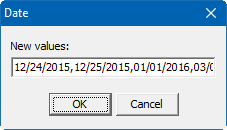 Availability window showing specific dates field